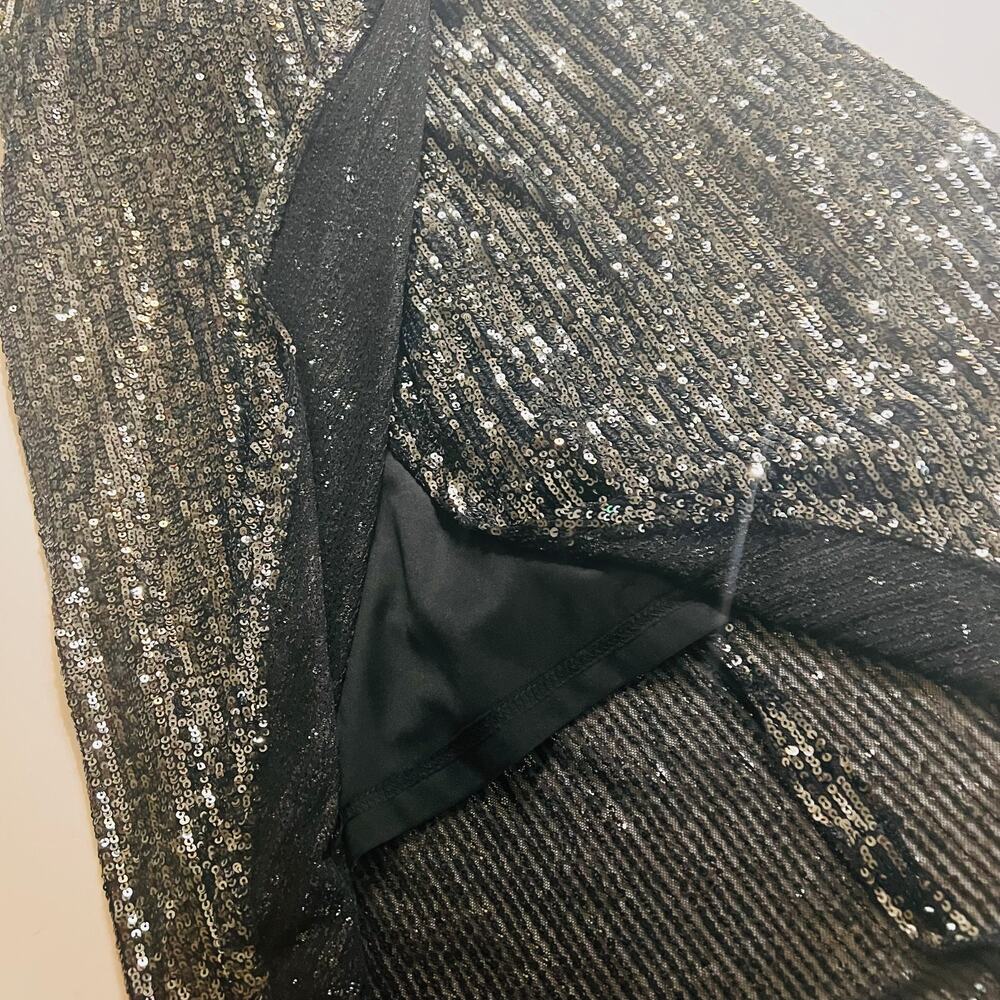 Cupcakes & Cashmere Joelle Sequin Tulip Dress Size XS Black - Picture 6 of 11